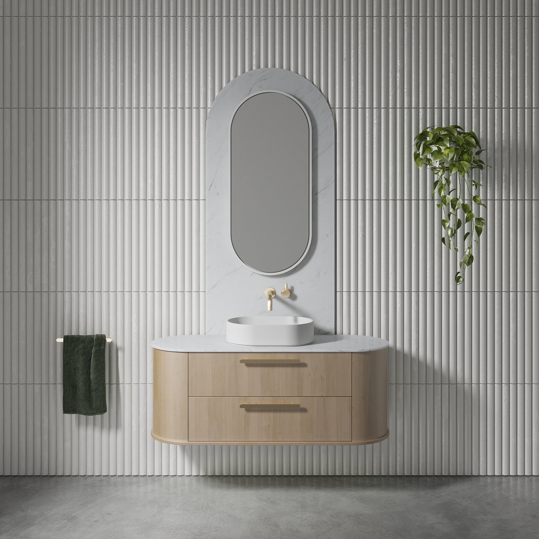 Lune 450 Oval Basin