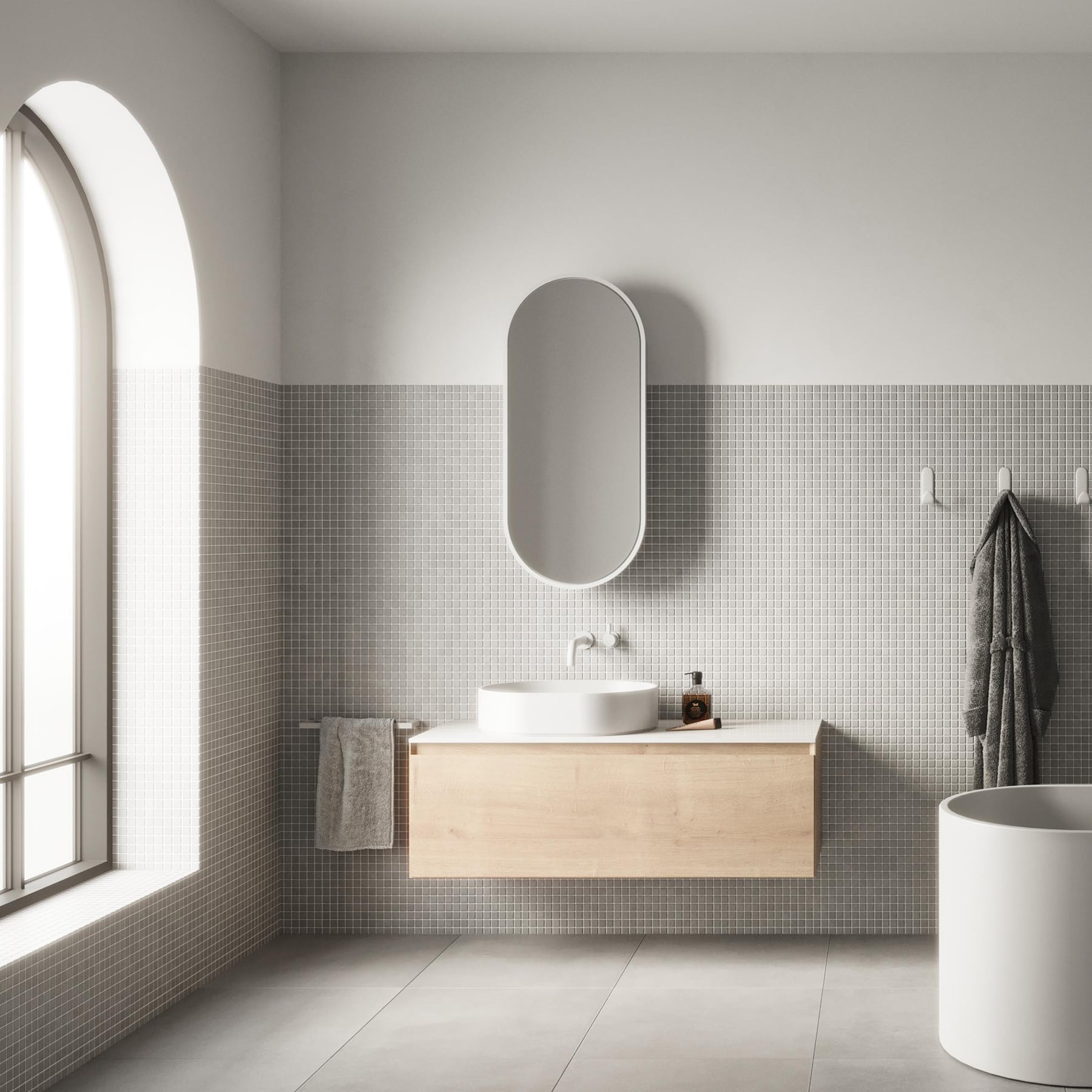 Lune 550 Oval Basin