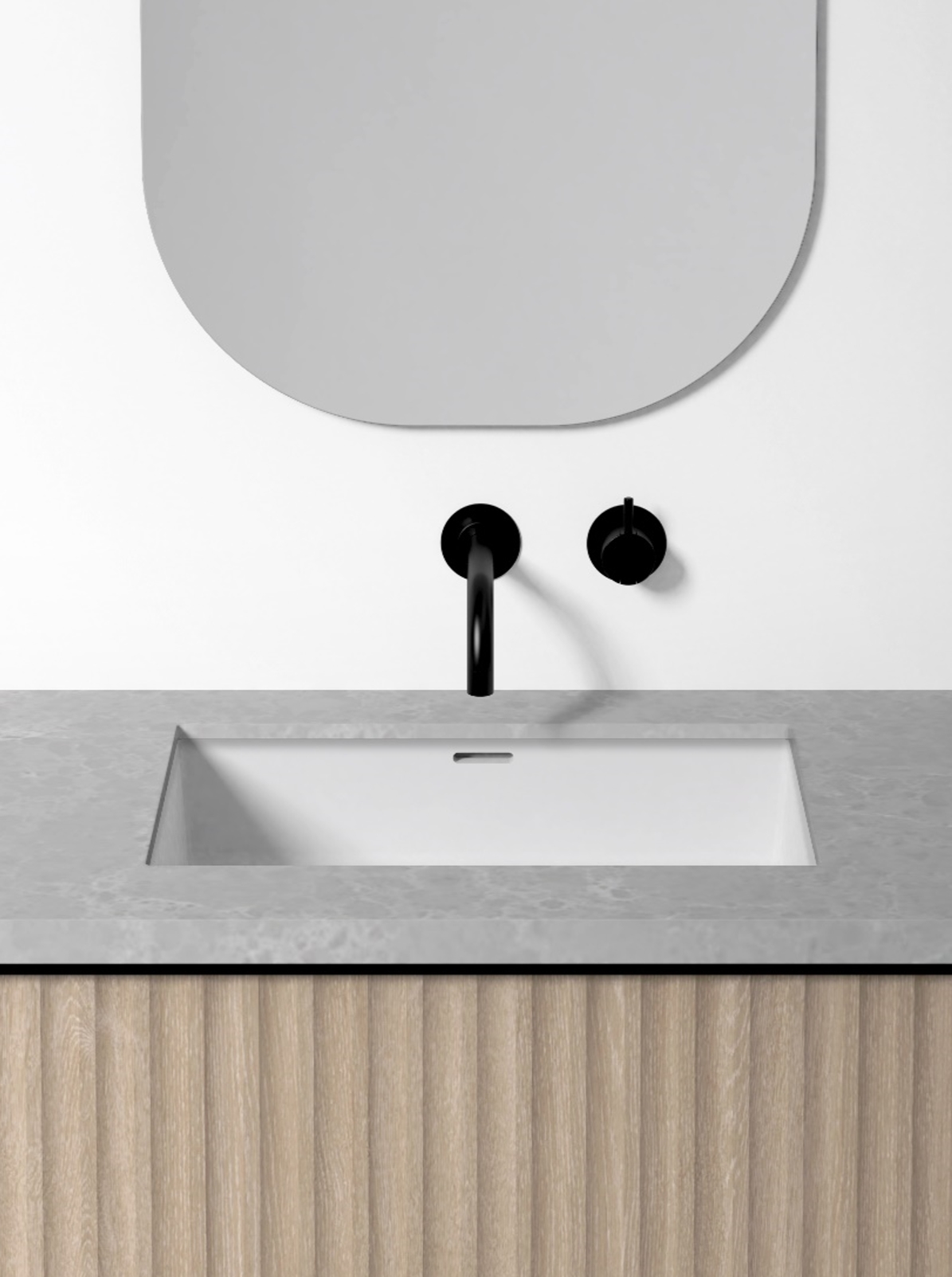 Sub Rectangular Undermount Basin