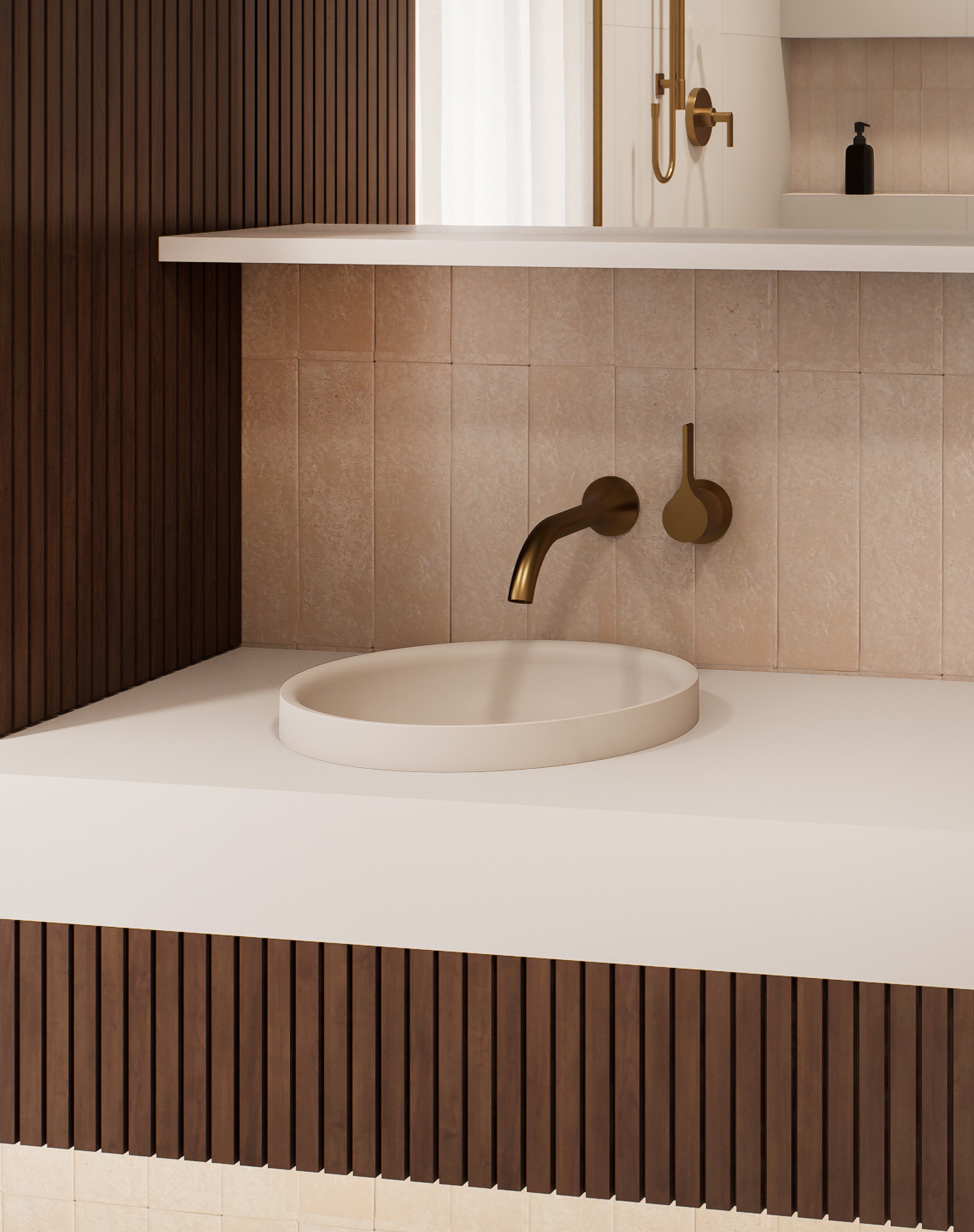 Benna 380 Semi Inset Round Basin