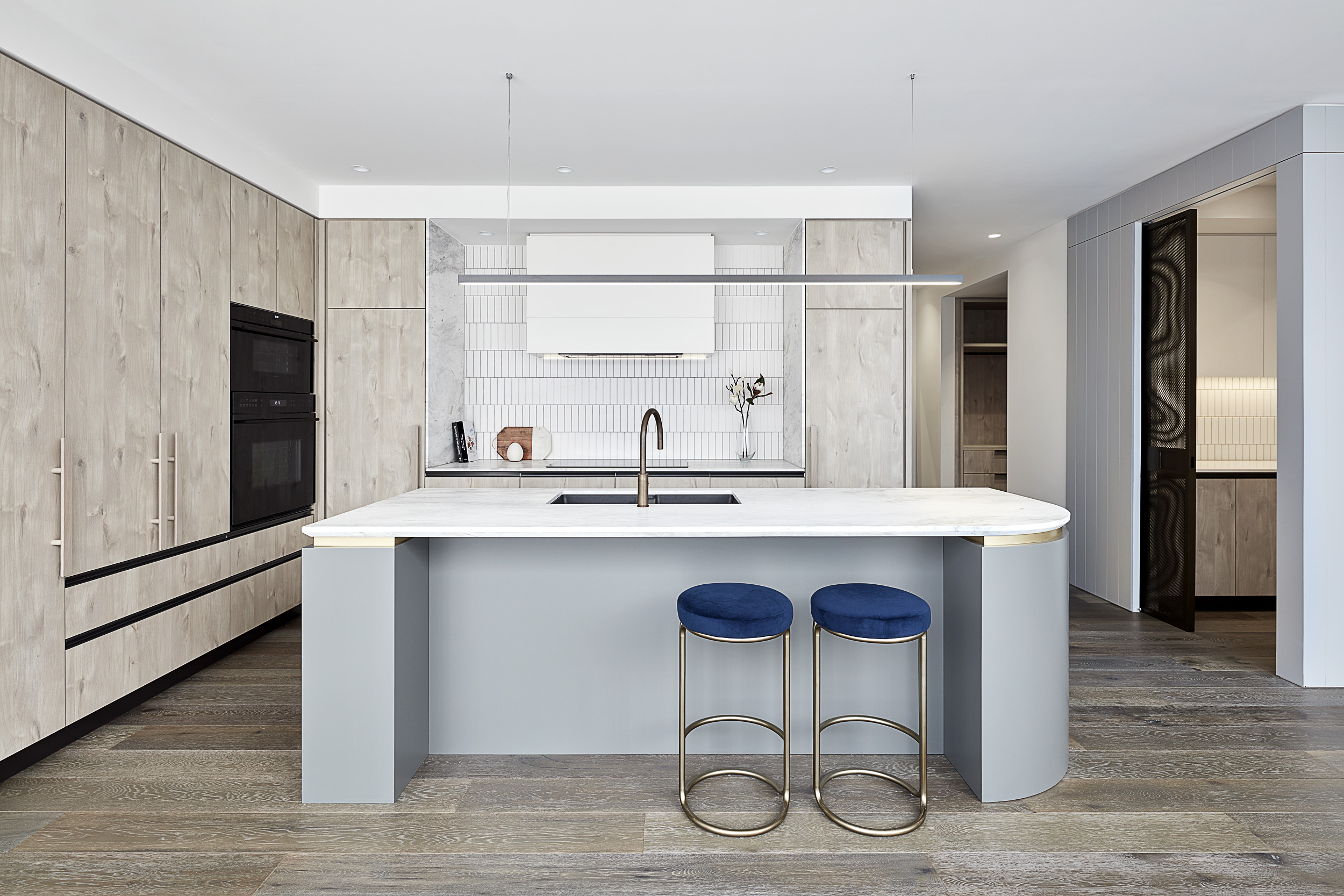 indoors, interior design, kitchen, kitchen island, bar stool, furniture