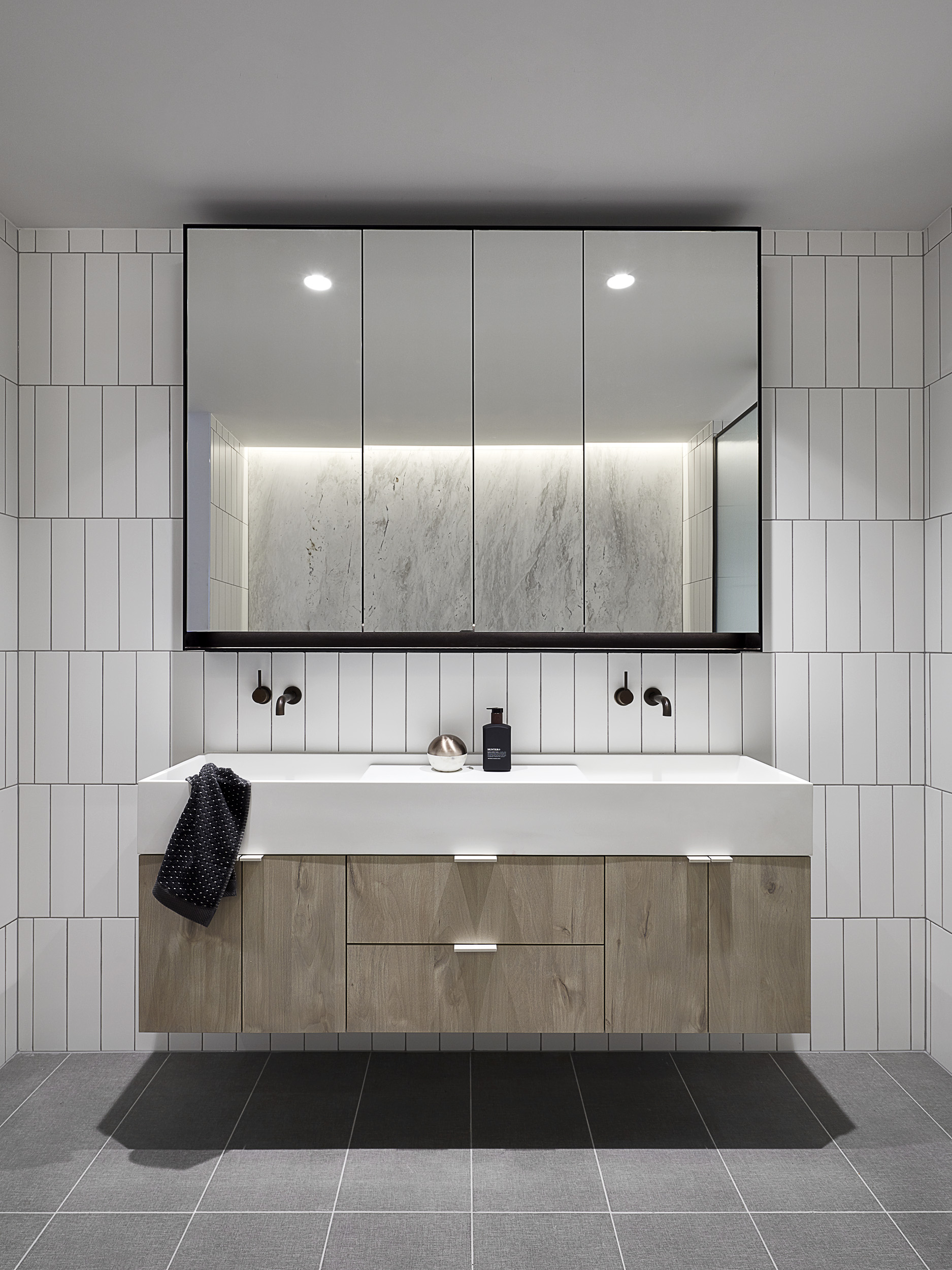 indoors, interior design, bathing, sink, double sink